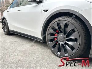 DP STYLE カーボン サイド スカート スポイラー 2019-2023 TESLA MODEL Y モデルY