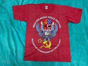 MOSCOW MUSIC PEACE FESTIVAL モスクワ 古着 Tシャツ S バンドT ロックT Bon Jovi Motley Crue Skid Row Scorpions Gorky Park Ozzy