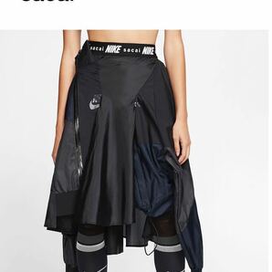 【XSサイズ】2019aw sacai NIKE womens skirt black CD6299 012未使用 snkrs 国内正規 サカイ ナイキ スカート nj0129
