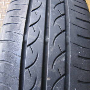 スズキ純正 14-4.5J+45 PCD100 +45 ブルーアース155/65R14 残り溝5ｍｍの画像5