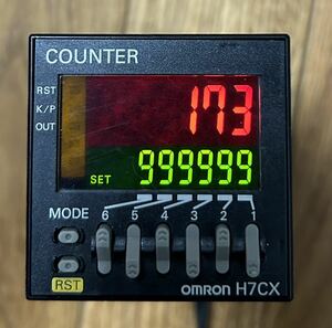 通電確認済　OMRON H7CX-A COUNTER