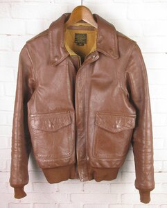 MFJ21593 REAL McCOY'S The Real McCoy's A-2 Poughkeepsie Leather Coat flight jacket 34