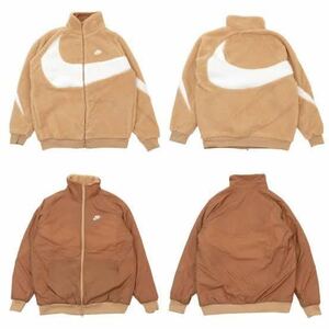 2XL ナイキ NIKE VM SWOOSH FULL ZIP JACKET リバーシブル ボア フリース ジャケット 2XL 未使用 BQ6546 200