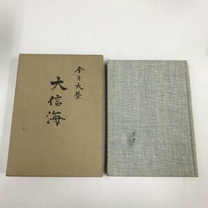 NB/L/大信海/著:金子大栄/彌生書房/昭和41年10月20日 初版/宗教 仏教/傷みあり