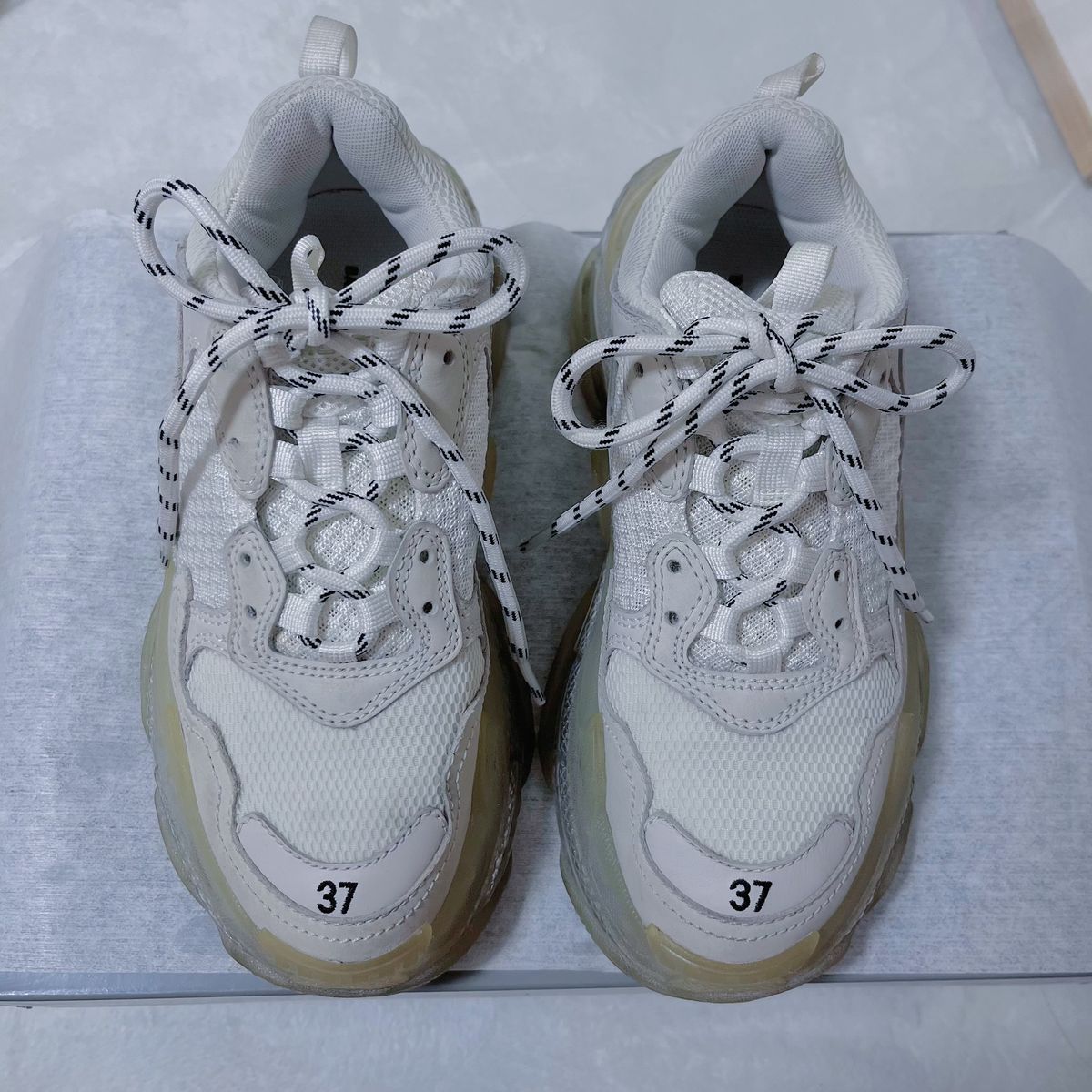 正規 未使用 BALENCIAGA バレンシアガ triple S トリプル エス 蛍光