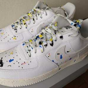 NIKE AIR FORCE 1 LOW PAINT SPLATTER WHITE　ナイキ　エアフォース1 ペイント　スプラッター　新品未使用正規品箱付きホワイト　29cm 