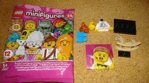 　７１０３７　レゴフィグ２４ 　№１１　木馬と女の子 LEGO /レゴ minifigures