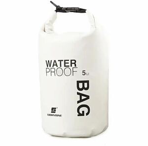  white 5L waterproof bag water bag dry bag waterproof water sport sport motion bag bag sea river pool swim rough ting2716