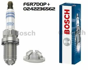 FGR7DQP+ BMW純正OEM BOSCHボッシュ スパークプラグ プラチナ４極 E30E31E32E34E36E38E39E46E53E60E61E65E66E83E85