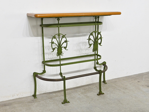  France a-run-vo- form marble × iron legs counter / console table Medea William Maurice galet store furniture gi Maar myu car 
