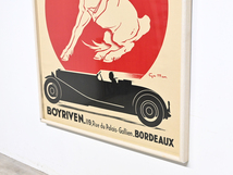 フランス 1930年代 ヴィンテージ Geo Ham “Boyriven” リトグラフポスター/サヴィニャック ロートレック ジュールシェレ アールデコ _画像4