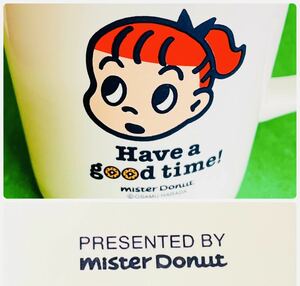 コーヒーカップ　紅茶カップ　OSAMU HARADA 『Have a good time!』 ミスタードーナツ　presented by mister Donut 
