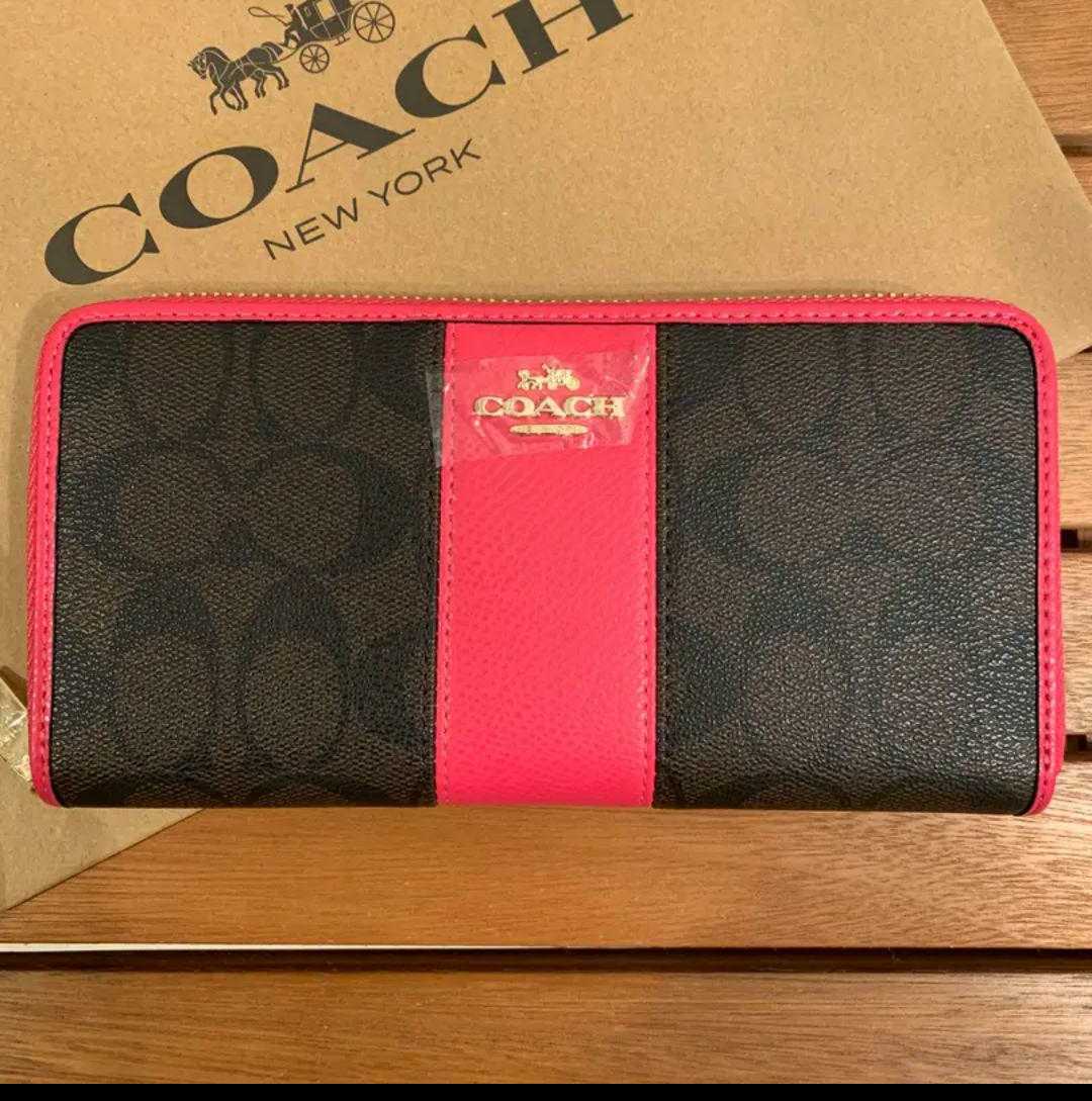 COACH 財布 ☆大人気☆ タビー スモール ウォレット ライト コーラル