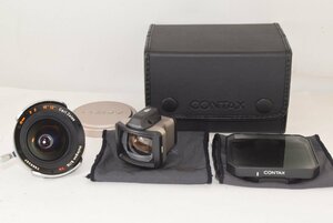 ★極上品★ CONTAX コンタックス Carl Zeiss Hologon 16mm F8 T* G用 ファインダー付き 付属品充実 2302059