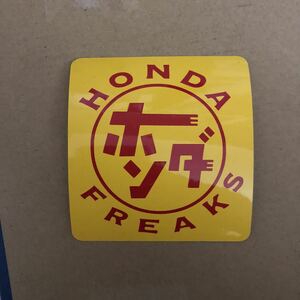 HONDA FREAKS ステッカー 縦横10cm ホンダ 旧車 VTEC シビック インテグラ プレリュード インサイト トゥデイ ストリート アクティ