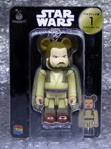 BE@RBRICK STAR WARS Happyくじ ベアブリック賞[1]クワイ＝ガン・ジン スター・ウォーズ◆未開封◆