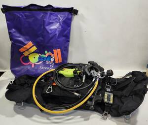 □AQUALUNG アクアラング ダイビング レギュレーター セット /COMFY SUPER FIT ROYAL BCジャケット LGサイズ