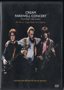 クリーム フェアウェル・コンサート 1968 ロイヤル・アルバート・ホール 45分TV & 80分完全版ver. Cream Farewell Concert Eric Clapton