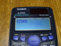 ★☆CASIO 関数電卓機　fx-375ES☆★_画像4