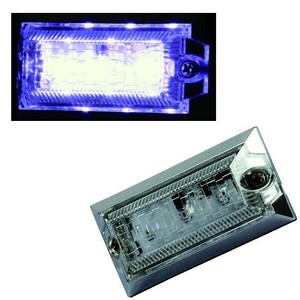 LED3 ハイパワーミニフラットマーカーランプNEO DC24V クリア ホワイト 534544