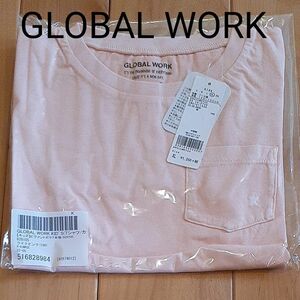 グローバルワークGLOBAL WORK　新品未使用タグ付き　ピグメントポケットTシャツ　半袖　シンプルTシャツ　120 130