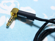 AKG K812 K872 用ケーブル 8N-ofc 芯線抜き出し 四芯構造 3.5mm3極 180cm P-3.5GL ステレオミニ (6.3mm標準プラグ 延長 対応可能)_画像3