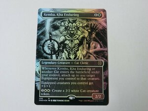 MTG 美品 【耐え忍ぶカー、ケンバ（ボーダーレス漫画FOIL）】 （レア） ファイレクシア：完全なる統一 ONE 英 2枚迄