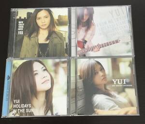 YUI 　　CD 3枚　CD＋DVD 1枚　計4枚セット