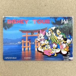 ◆ディズニー テレホンカード◆DISNEY on TOUR HIROSHIMA 広島◆テレカ 美品◆