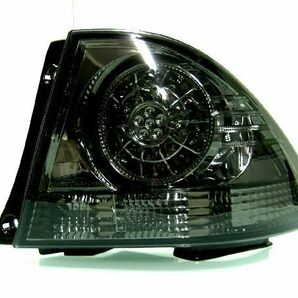 トヨタ アルテッツァ GXE SXE 10系 スモーク LEDテール ランプ 左右 テールライト 黒 フルスモーク 丸灯 98y - 05y 送料無料の画像3