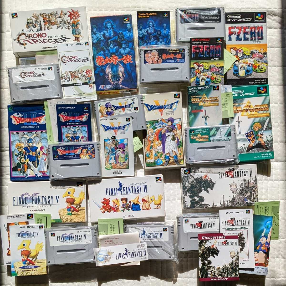 ファミコン カセット 箱説付き まとめ売り