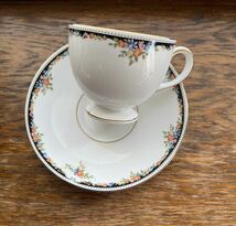 ウエッジウッド オズボーン カップ＆ソーサー 2 英国製 リーシェイプ WEDGWOOD OSBORNE 未使用品 廃番品_画像10