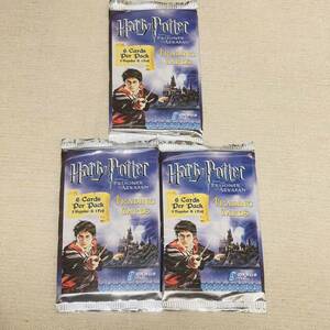 新品送料無料　Harry Potter AND THE PRISONER OF AZKABAN TRADING CARDS ハリーポッターとアズカバンの囚人　トレカ　3パックセット