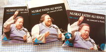 名盤【送料無料】ヌスラット NUSRAT FATEH ALI KHAN【EN CONCERT A PARIS VOL.3, 4, 5】3枚組み EU盤 中古美品_画像3