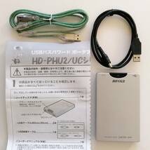 BUFFALO バッファロー USBバスパワード ポータブルハードディスク HD-PH40U2/UC 5400rpm 40GB HDD_画像1