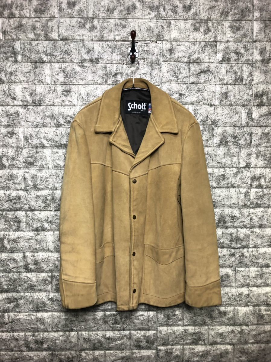 2023年最新】Yahoo!オークション -「schott スエード ジャケット