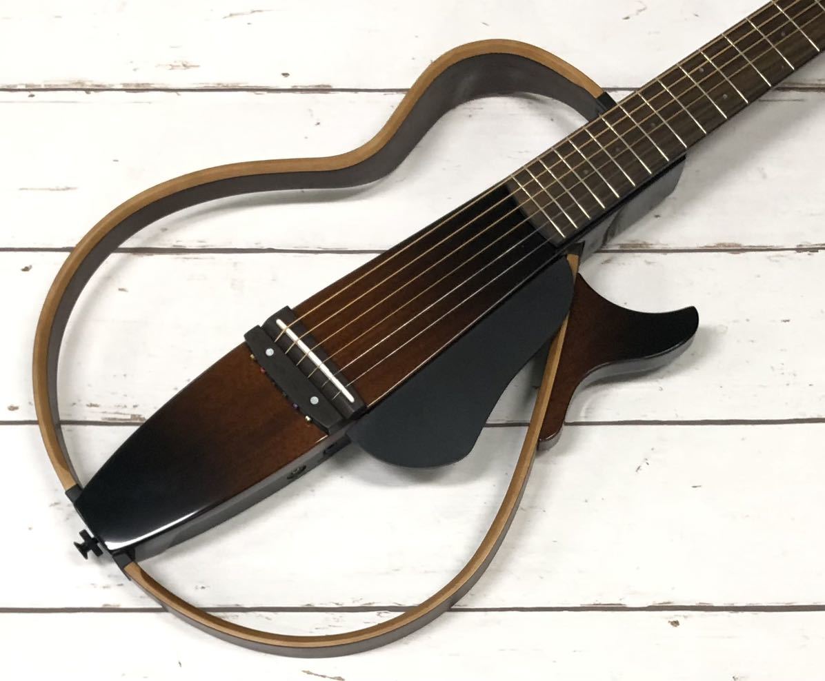 014〇ジャンク品〇YAMAHA サイレントギター SLG200S 低音側の音をPUが