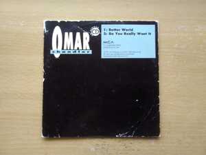  即決 Omar Chandler/「Better World」×「Do You Really Want It」 Maxi single CD(1991年)New JACK swing ニュージャック