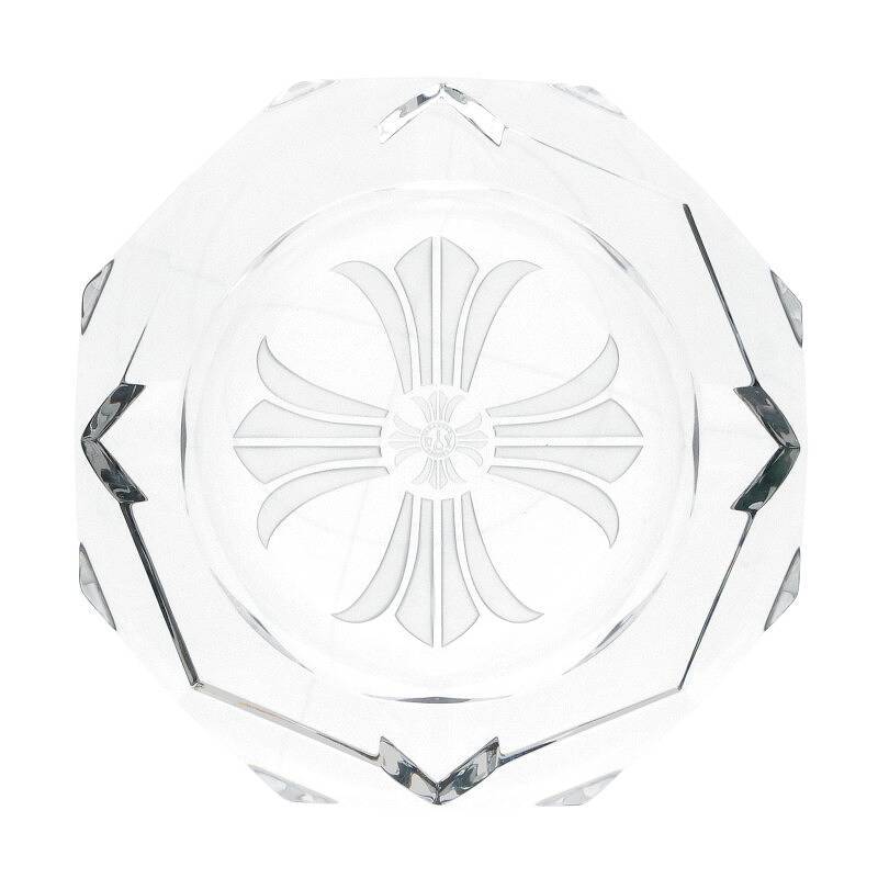 未使用品 Baccarat Lalande Ashtray cigar plate バカラ ラランド 葉巻