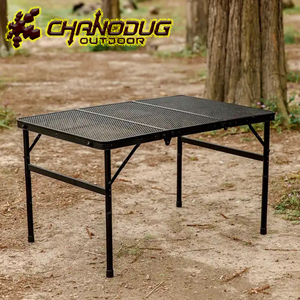 ★CHANODUG OUTDOOR★2WAY ALLメッシュテーブル★BIGサイズ★タフライトテーブル★バーベキューテーブル★アウトドアメッシュテーブル★６