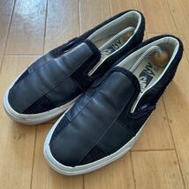 VANS Classic Slip-on NVy by DAISUKE OBANA SLIPON USA MADE バンズ スリッポン ネイビー バイ ダイスケ オバナ 別注 スエード レザー_画像1