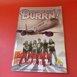 C3-230210☆BURRN! バーン 2009年6月号 ポスターつき　IRON MAIDEN/Maria Brink