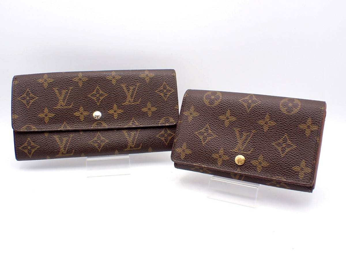 ランキング2022 VUITTON LOUIS - モノグラム 財布 折りたたみ ルイ ...