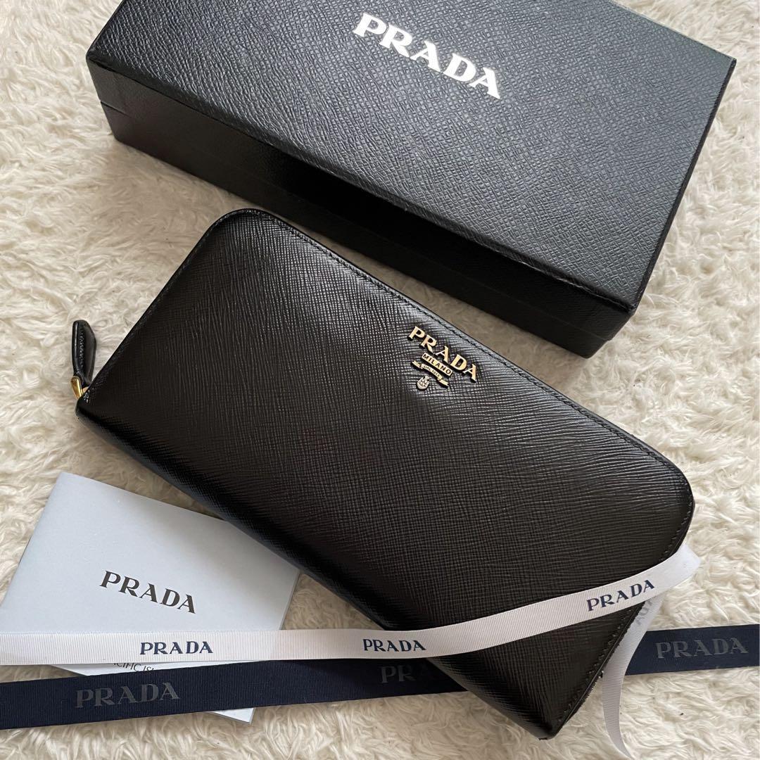 軽量な折り畳み自転車 PRADA 1ML506 キルティング ジップアラウンド