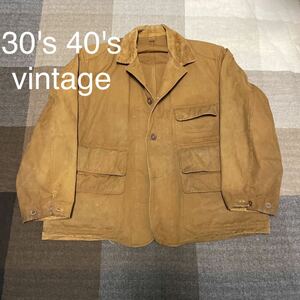 30's vintage hunting jacket ヴィンテージ ハンティングジャケット ニューヨーク エルエルビーン