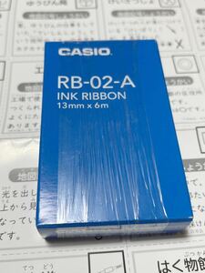  ink ribbon Casio original RB-02A printer calculator for unused goods 