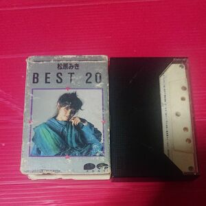 カセットテープ　松原みき　ベスト20　シティポップ ミュージックテープ best