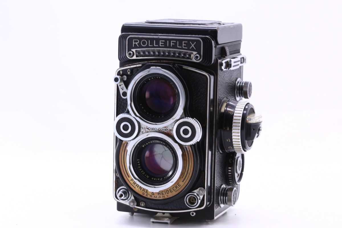 ROLLEIFLEX ローライ 3.5F Planar 75mm f3.5 二眼レフカメラ 露出計