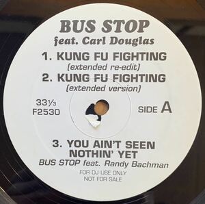 【希少 プロモ盤】BUS STOP feat.CARL DOUGLAS / KUNG FU FIGHTING 他、DIXIE'S GANG、X-TREME、EX-IT