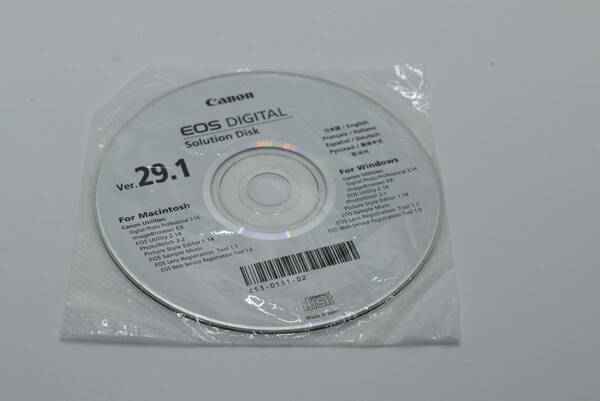 Canon EOS DIGITAL Solusion Disk Ver.29.1 送料無料 EF-TN-YO248